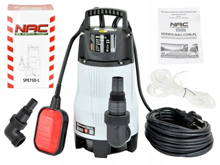 Zavlažovanie záhrady - PONORNÉ ČERPADLO NA ŠPINAVÚ VODU SPE 75D-L 750 W